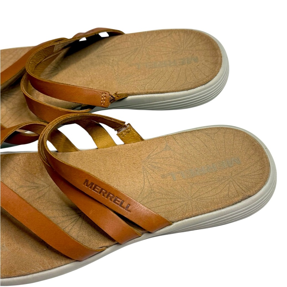 Merrell Women’s Duskair Seaway Post straps Sandal‎ in Natural Tan size 8 - Picture 4 of 12